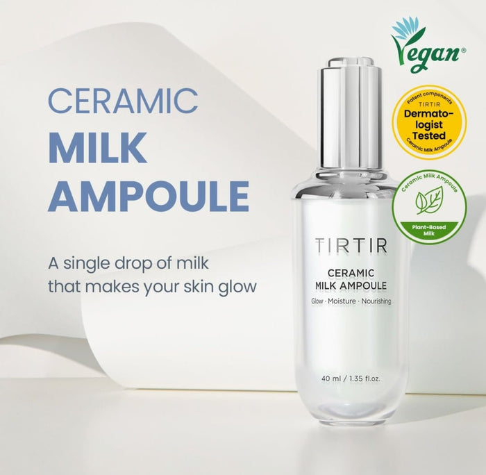 Tirtir Ceramic Milk Ampoule 40ml أمبولة حليب سيراميك تيرتير - Princess Cosmetics Qatar