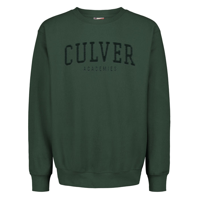 Tonal Pro-Weave Crewneck - Athletic Forest
