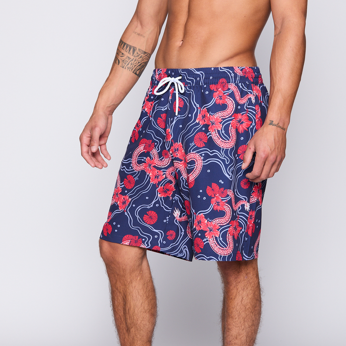 Traje de Baño Reef Men Blue Dragons