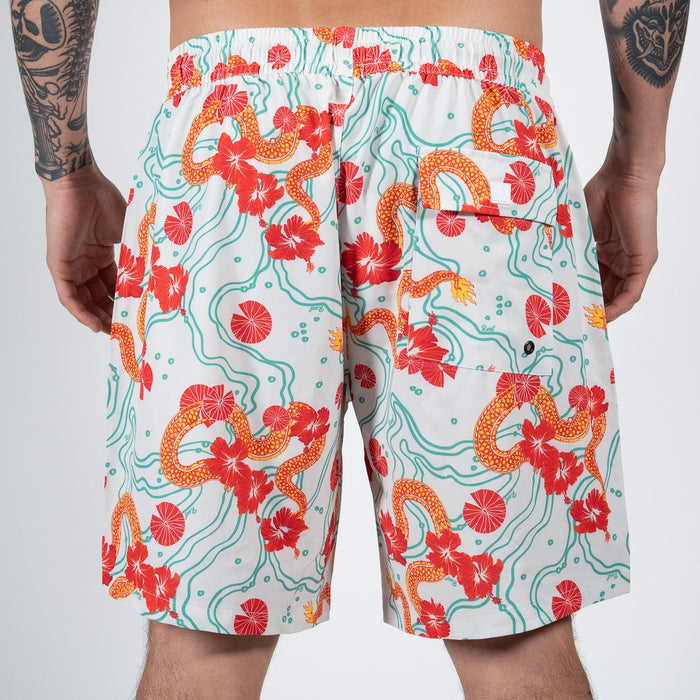 Traje de Baño Reef Men Grey Dragons