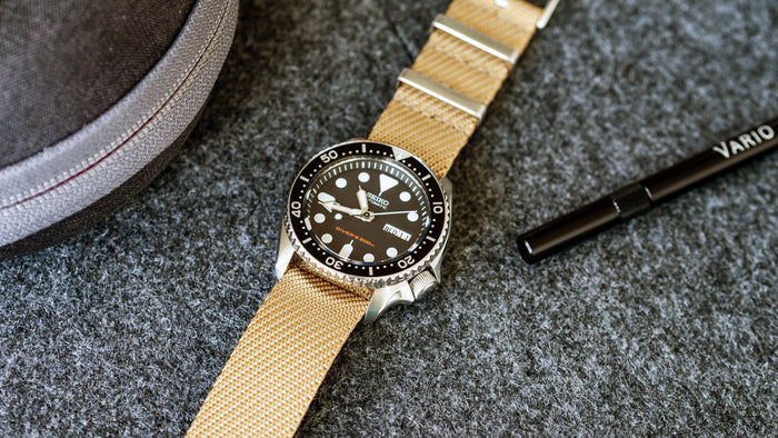 Vario Twill beige seiko skx 007