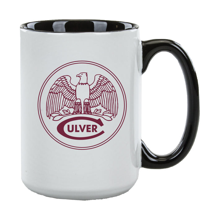 Two-Tone Academy Mug - Black - 15oz