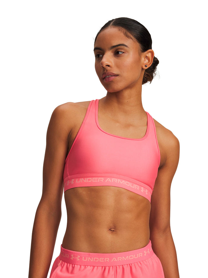 UA Armour Mid Crossback rosado para mujer