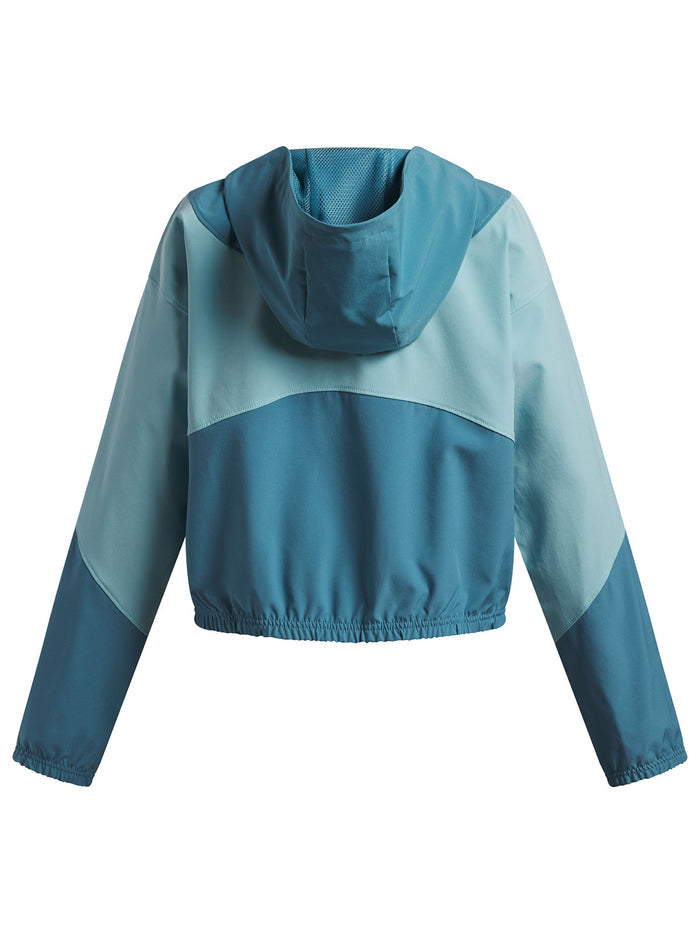 UA Rival Woven HD Chaqueta Woven azul para niña