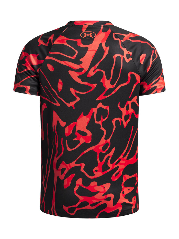 UA Tech Big Logo SS Polera Manga Corta negro para niño
