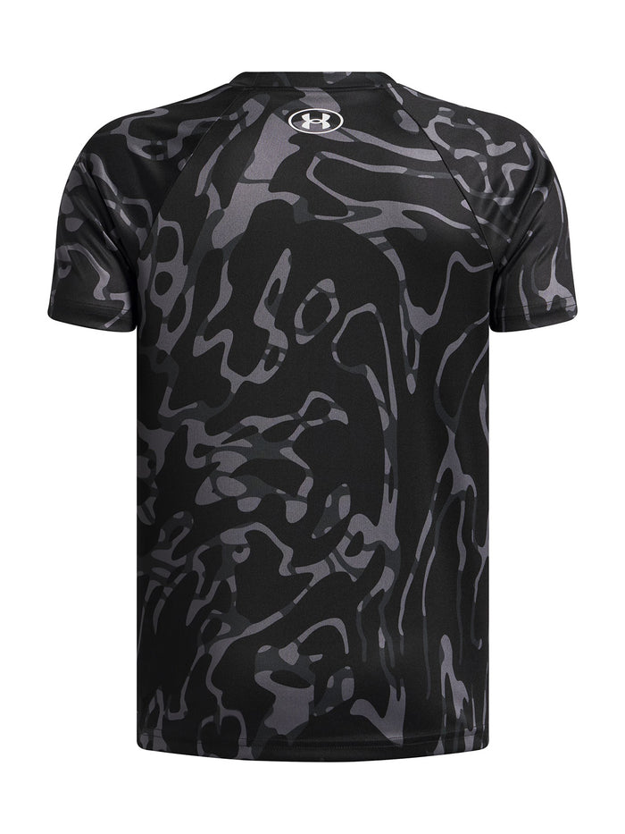 UA Tech Big Logo SS Polera Manga Corta negro para niño