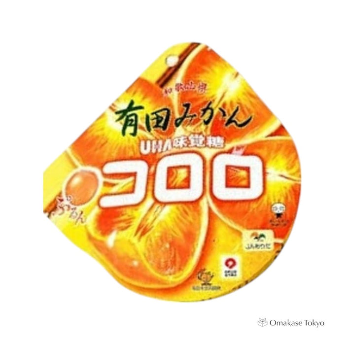 UHA Mikakuto Kororo Arita Oranges, 40g x 6 Bags