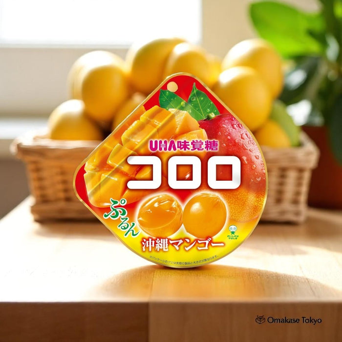UHA Mikakuto Kororo Okinawa Mango, 40g x 6 Bags