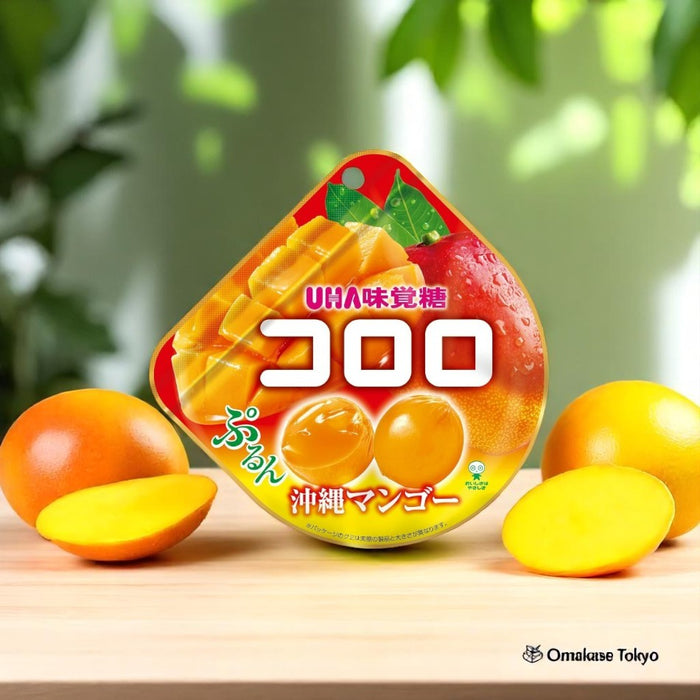 UHA Mikakuto Kororo Okinawa Mango, 40g x 6 Bags