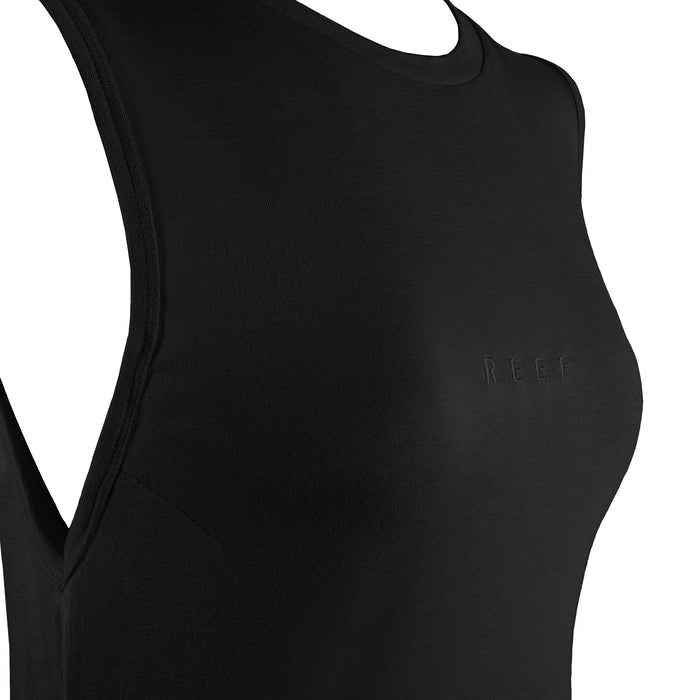 Vestido Reef Women Long All Black