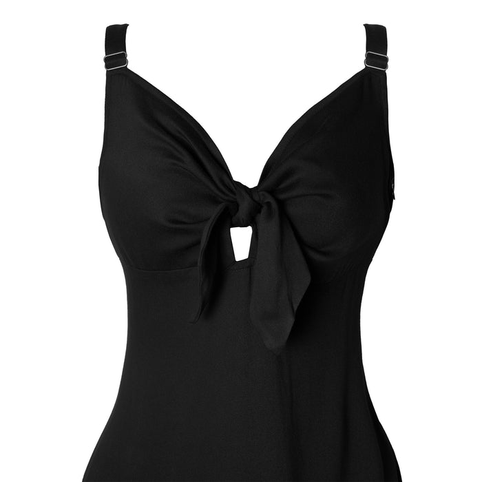 Vestido Reef Women Straps All Black