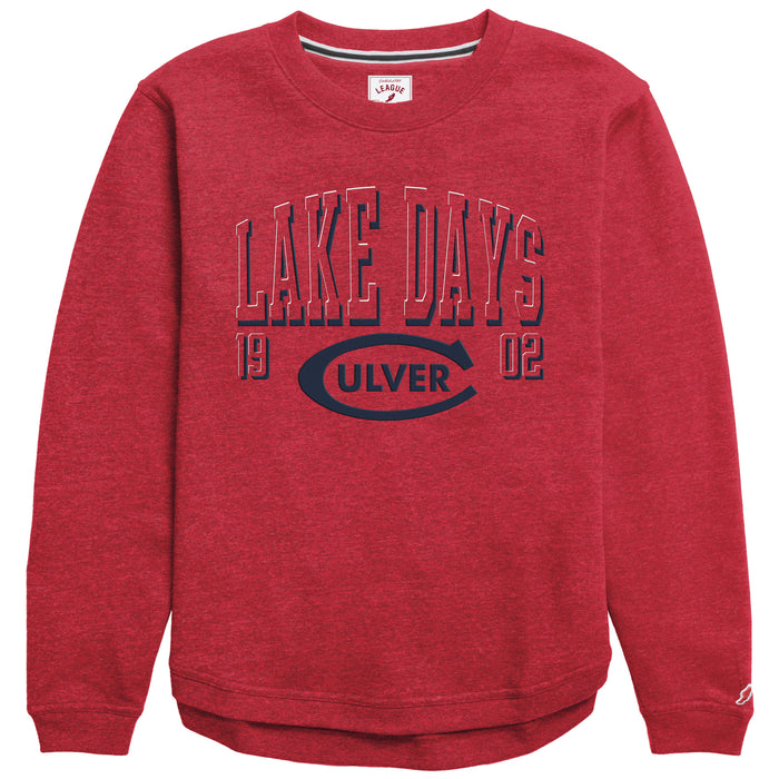 Victory Springs Crew - Heather Vintage Red