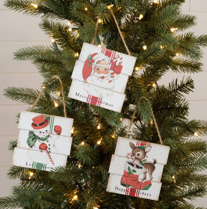 Vintage Christmas Icon Ornaments