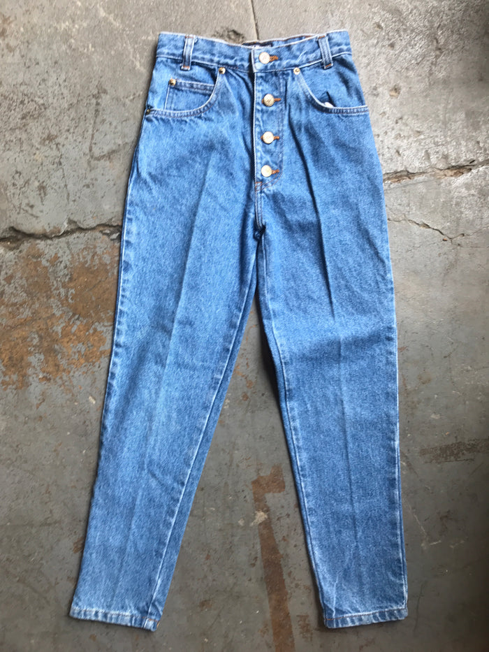 Vintage Kids High Waist Mom Jeans - CARAVAN OUTPOST