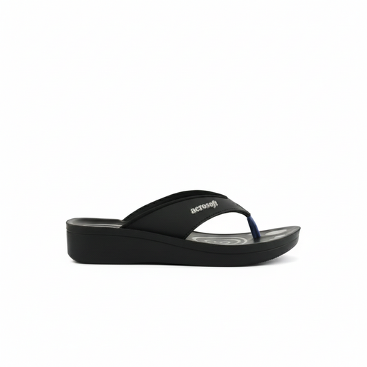 WOMEN SLIPPER A-0801 BLACK