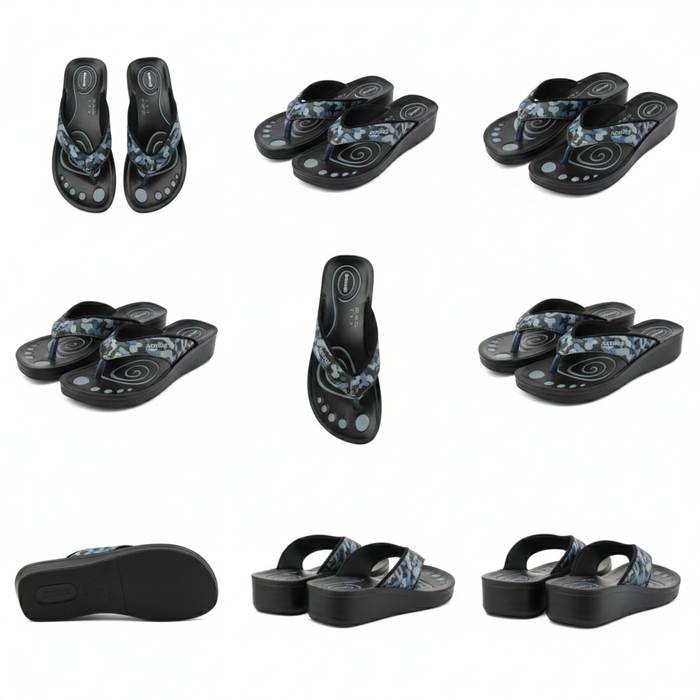 WOMEN SLIPPER LA-0808 BLUE