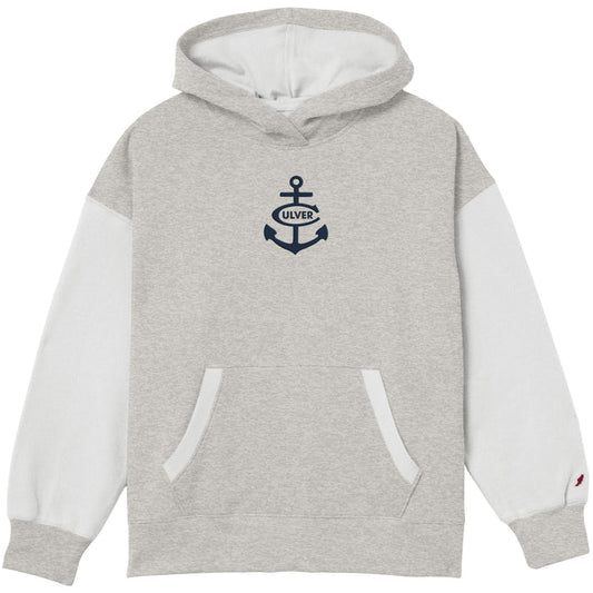 Women's Reverse Fleece Hood - Steel Grey