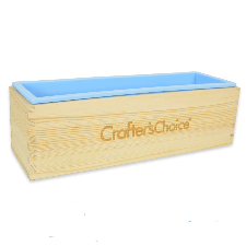Wood & Silicone Loaf Soap Mold Set