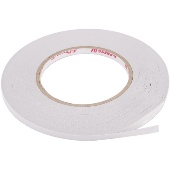 X-PRESS GRAPH-X SUPPLIES-X-Press It Double Sided High Tack Tape. This tape is acid and solvent free; features an extra-strong adhesive that can easily be applied by hand and is heat resistant. Works on metal, glass, wood, paper, plastic, fabric and more! Available at Embellish Away located in Bowmanville Ontario Canada