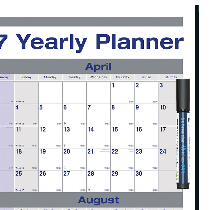 Yearly Wall Planner, 2027 C177868-27 Blueline