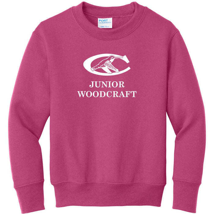 Youth Junior Woodcraft Hummingbird Crew- Sangria