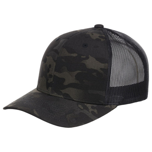 YP Classics Fan Trucker - Black/Multicam