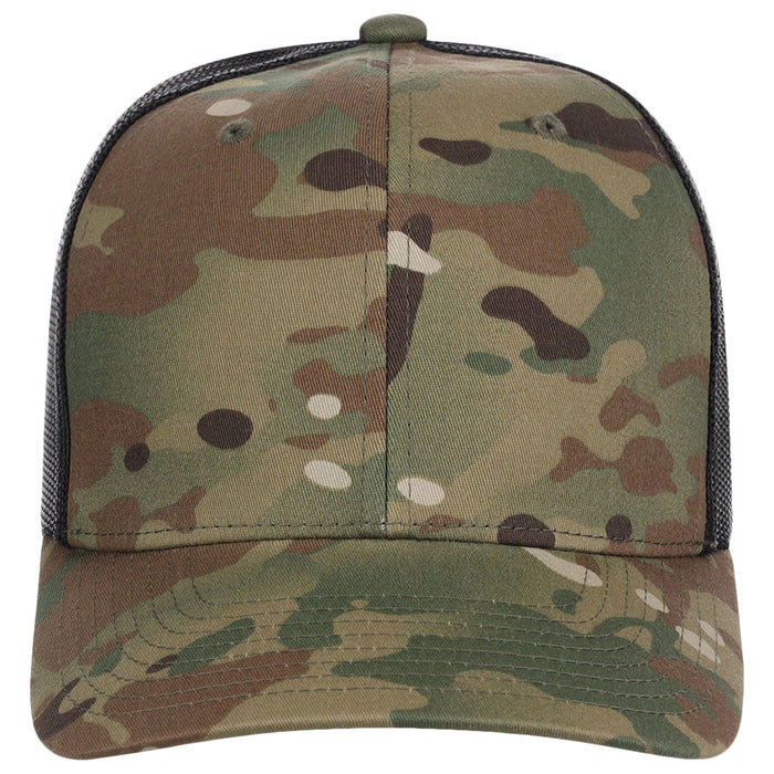 YP Classics Fan Trucker- Brown/Multicam