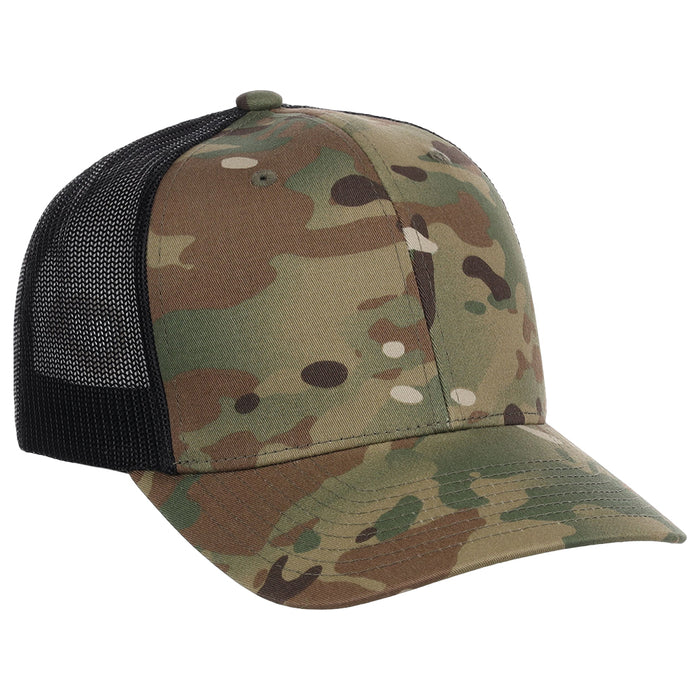 YP Classics Fan Trucker- Brown/Multicam