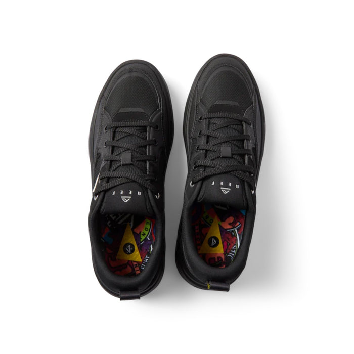 Zapatilla Reef Men Fanning Black Silver
