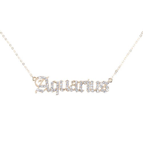 Zodiac Necklace Gold - ikatehouse