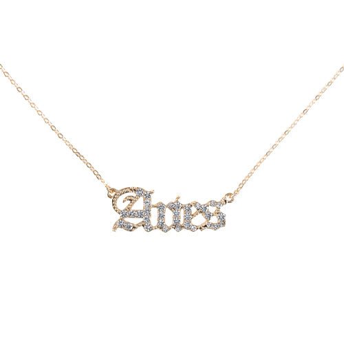 Zodiac Necklace Gold - ikatehouse